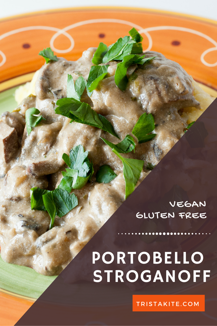 Portobello Stroganoff Vegan Gluten Free